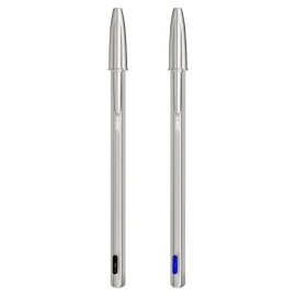 BIC Cristal Re'New ball pen | Metal Barrel | Blue & black ink | Refillable