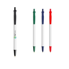 BIC Clic Stic Ecolutions penna a sfera | Plastica riciclata | Inchiostro blu o nero