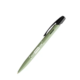 BIC Media Clic balpen | BIO-polyester en suikerriet | Blauwe/Zwarte inkt | Gemaakt in Europa