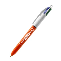 Stylo bille BIC 4 couleurs Fine | Plastique | Fabriqué en France