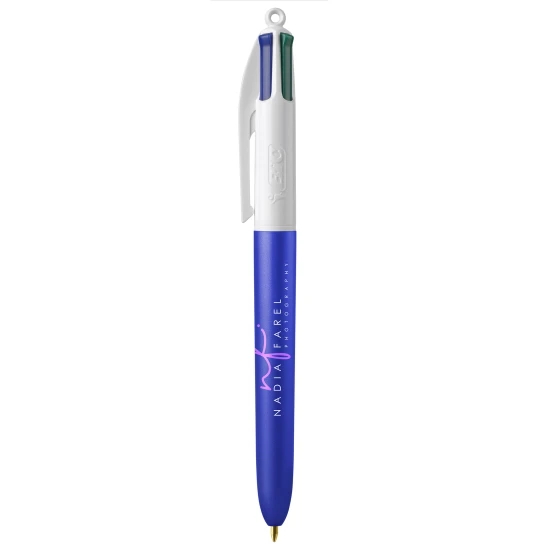 BIC 4 Colours Glacé ballpoint pen | Plastic | Made in France | Blue