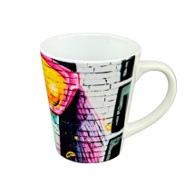 Mug conique pour sublimation | Céramique | 200 ml | Entièrement personnalisable