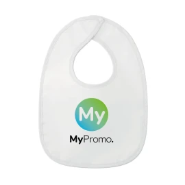 Baby bib | Polycotton & PEVA | Hook & loop closure | Full-colour printing