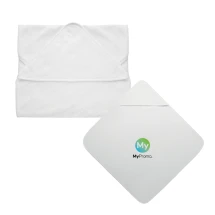 Baby-Handtuch | Baumwolle 300 g/m² | 75x75cm | Mit Kapuze