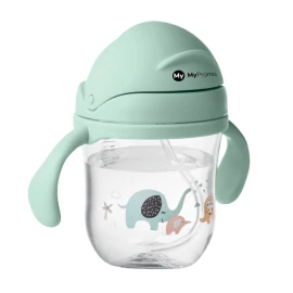 Baby sippy cup | Tritan | 250ml | With elephants design