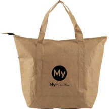 Koeltas voor boodschappen | Gelamineerd papier 80g/m² | 44x14x33cm | Ritssluiting | Zijvak