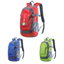 Rugzak | Polyester | 32x48x28cm | Meerdere vakken met rits