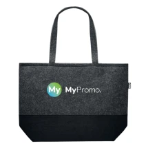 Boodschappentas | Vilt | Groot | Lange hengsels