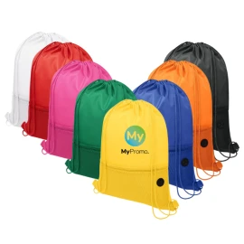 Rucksack mit Kordelzug | Polyester | 5L | Netztasche