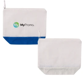 Toiletry bag | 100% cotton | Bicoloured bottom