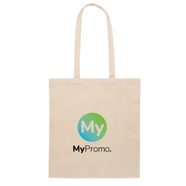 Tote bag | Coton 130 g/m² et polyester | Poignées longues