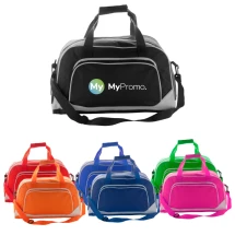 Sac de sport | Polyester 300g/m² | 42x24x20cm | Bandoulière réglable et compartiment zippé