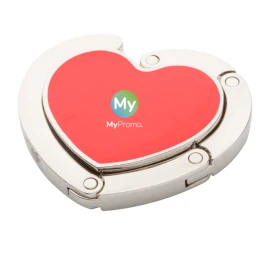 Heart bag hanger | Metal | With magnetic closure