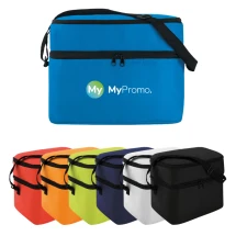 Koeltas | PE- en aluminiumfolie voering | 2 compartimenten | Verstelbare schouderriem