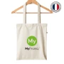 Shopping bag | Organic cotton 165g/m² | 38x42cm | Made in France