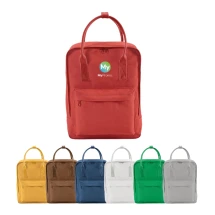 Zaino | Tela di cotone riciclato 450 g/m² & rPET | 18L | Moderno e sostenibile