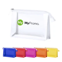 Schoonheidstas | EVA-materiaal in felle tinten | PVC-vrij | 20.5 x 15 x 6 cm | Met venster