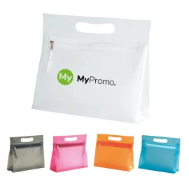 Cosmetic bag | PVC | 24x7x20cm | Zipped | Full-colour print