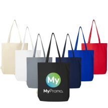 Tote bag | Coton biologique 270g/m² | 10L | Longues anses | Fond large