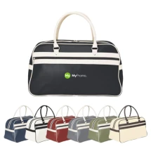 Retro sports bag | PVC & PU | 21,5L | Lined interior & zipped pockets | Durable