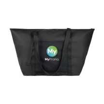 VINGA weekend bag | Recycled polyester | 28x38x35cm | Trolley sleeve | Lightweight