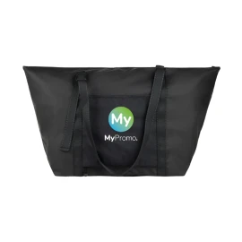 VINGA weekend bag | Recycled polyester | 28x38x35cm | Trolley sleeve | Lightweight