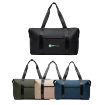 VINGA weekend bag | Polyurethane | 20x45x36cm | Water repellent | Multiple pockets