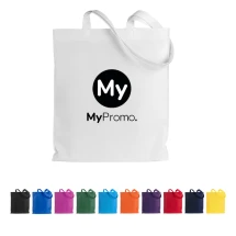 Tote bag | Non-woven 80 g/m² | 36x40 cm | Versterkte hengsels van 68 cm | Gelaste afwerking