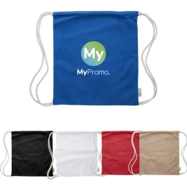 Drawstring bag | Recycled cotton 120g/m²| 42x38x42cm | Eco-proof