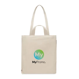 Sac à main | Coton recyclé 380 g/m² et polyester recyclé | Poignées courtes et longues