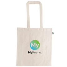 Boodschappentas | Katoen 180 g/m² | 38x42 cm | Lange hengsels | Fairtrade