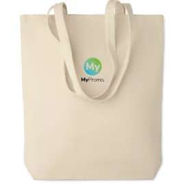 Shopping Bag ! Cotton canvas 270 gr/m² | 38x9x42 | Long handles