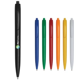 Ballpoint pen | Plastic | Black ink | Push-button mechanism | Cheap