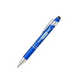 Balpen | Aluminium | Blauwe inkt