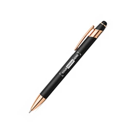 Ballpen | Aluminum | Blue ink | Rubber tip