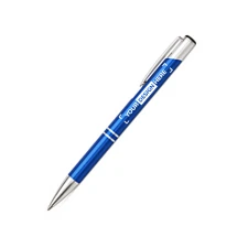 Business pen | Aluminum | Blue ink | UV coating