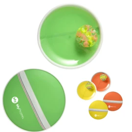 Three piece ball game | Plastic | With two holders