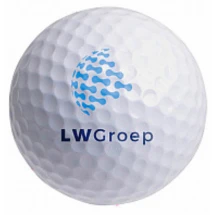 Golfbal | Rubber | ⌀4,20 cm | 2 lagen | Bedrukking in 1 tot 3 kleuren