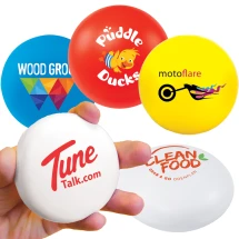 Ronde & platte stressbal | PU | 7,5x4cm | Stressverlichting