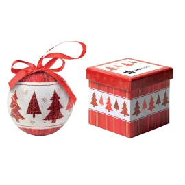 Christmas ball | PS & pearl finish | Carton gift box