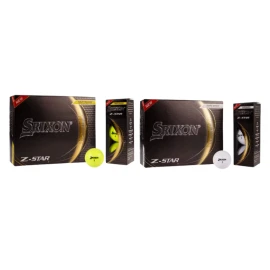 Srixon Zstar golf balls | Ø4,20cm | Set of 3 | Soft inside | High quality