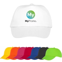 Kinderpet | Katoenen twill 175g/m² | 5 panelen | Hoofdomtrek: 54 cm | Verstelbaar