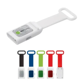Fold-on light | Silicone & ABS | 3 functions | For bike or bag