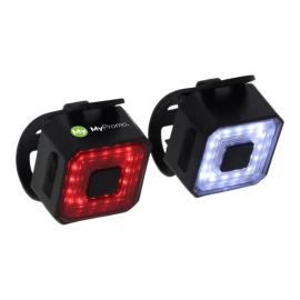 Bicycle light | ABS & AS | Set of 2 | Incl. USB charging cable