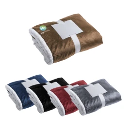 Blanket | Coral fleece 380g/m² | 125x160cm | Dark colors