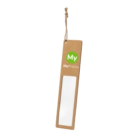 Bookmark | Recycled paper | 37x139x1mm | With magnifying insert and string