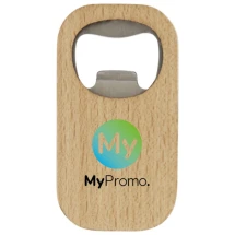 Classic bottle opener | Stainless steel | Wooden body