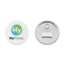 Badge | Métal | Ø5,8 CM | Aimant pour frigo | Incl. ouvre-bouteille