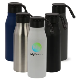 Thermos bottle | Stainless steel | 600ml | With strap