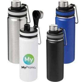 Gourde de sport isotherme | Acier inoxydable | 590 ml | Poignée de transport